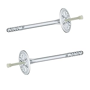 200 St. LTX Ø 8 x 175 mm plaatpluggen, isolatiemateriaal pluggen, WDVS, piepschuim, piepschuim pluggen