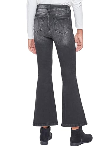 YMI Girls Bell Bottom Essential Clean Hem Jeans3