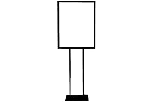 Premium 22x28 Sign Holder Floorstanding Retail Poster Stand