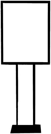 Soporte para póster de alta calidad de 22 x 28 pulgadas (solo hardware), soporte para letreros de pie para publicidad minorista, 60 pulgadas de