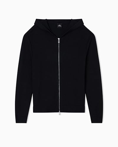 Armani Exchange Men's Cozy Lab Wool Full Zip
