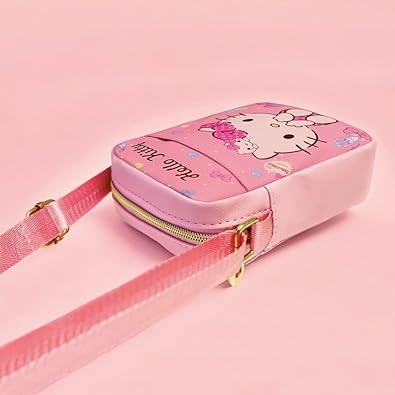 cute cartoon-themed mini crossbody bag, also a shoulder bag, features a cartoon pattern design4