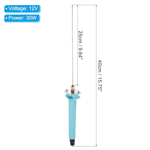 PATIKIL 25CM 30W 12V Foam Cutting Pen, Electric Hot Foam Cutter Pen Cutting Machine Pen Tool Hand Held Engraver for DIY Art Craft Blue - Image 2