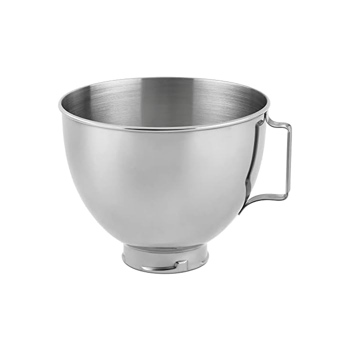 Buy KitchenAid Stainless Steel Bowl , 4.5Quart, Silver 59.99