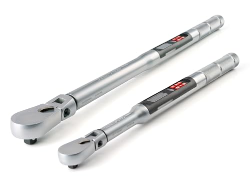 TEKTON 3/8 1/2 Inch Drive Electronic Torque Wrench Set | TRQ81122
