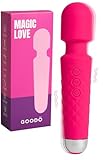 MySecretCase Sex Spielzeug für die Frau - Vibrator Sexspielzeug für Paare, Klitoris Massage Sex toys für Frauen, Magic Wand Stimulator für Sie, Mini Massagestab für Damen Paarvibrator Sextoy (Fuchsia)