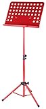 notenständer rot mit tasche Orchesterpult mit Lochblechablage, Notenablage abnehmbar