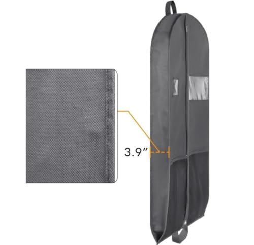 Habrur Clothes Cover 2pcs Garment Bag with Zippered Dress Bag Suit Bags for Shirts Dresses Coats Suit Bags3