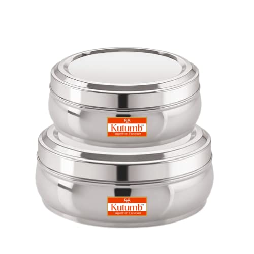 Buy Kutumb Stainless Steel Airtight Storage Containers/Puri Dabba/Steel