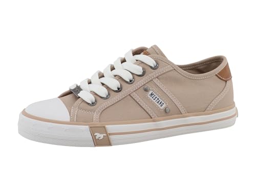 MUSTANG Sneaker Femme 26M0242007, Pointure:38 EU, La Couleur:Beige
