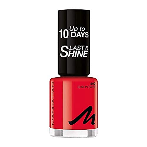 Manhattan Last und Shine Nagellack, Nr.600 Girlpower, 1er Pack (1 X 8 ml)