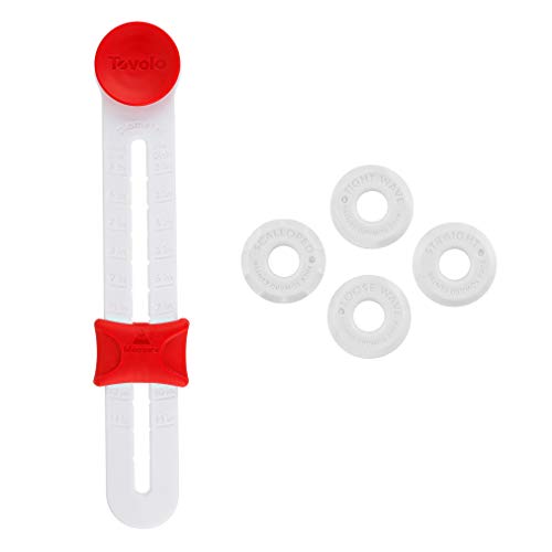 Tovolo Precision Pie Crust Cutter, 4 Edge Designs, Dishwasher Safe