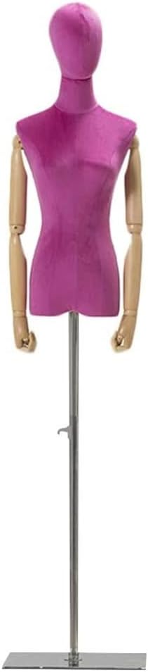 Dress Form Female Bust Mannequin Torso,Clothing Display Mannequins,Shopping Center/Clothing Store/Display Cabinet/Female Bust Model,Pink,2,Medium