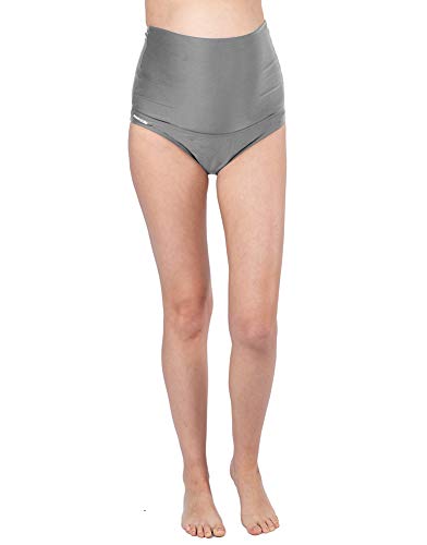 OceanlilyOver The Belly Maternity Bikini Bottom Charcoal