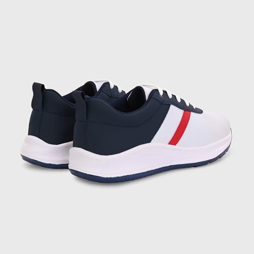Image of Centrino Urban Sneakers for Man | Shoes for Men Stylish | Casual Lightweight Lace-Up Canvas Walking Shoes | Cushioned Insole | Breathable Comfortable Anti-Skid Sole | Trendy Mens Shoes for City Walks (6823)