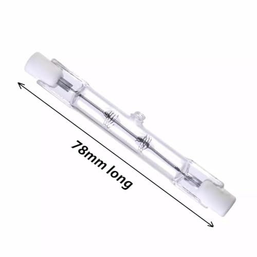 Inspired Essentials R7S 120w = 150w 78mm Halogen Bulb Floodlight Security Light Linear Bulbs R7S J28 Flood Light (Pack of 4)