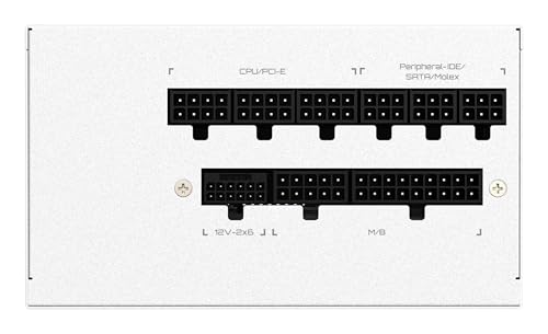 GIGABYTE UD1000GM PG5 V2 ICE Alimentatore – PCIe Gen 5.1, 80 PLUS Gold, Design completamente modulare, Ventola da 120 mm, Compatibile con ATX 3.1, Spina EU - Alimentatore - Immagine 6