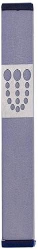 Agayof Medium Mezuzah with Dots Shin Cut-Out Design 1.5 x 12cm - Gray