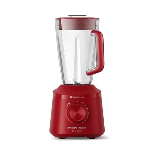 Philips Walita, Liquidificador Série 3000 Turbo, 220V, Vermelho, 1000W - HR2270/40