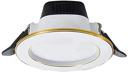 Downlight LED empotrable blanco y focos de techo ocultos para salón en pack de 5
