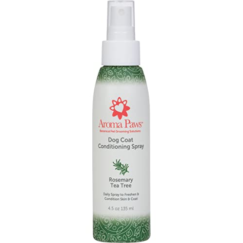 Scented Dog Coat Spray – Cleansing, Conditioning, Moisturizing – Toxin Free, Healthy Ingredients – Aromatic Grooming Puppy Spray – Loosens Knots, Tangles – 4.5 Oz., Rosemary Tea Tree Scented Dog Coat Spray – Cleansing, Conditioning, Moisturizing – Toxin Free, Healthy Ingredients – Aromatic Grooming Puppy Spray – Loosens Knots, Tangles – 4.5 Oz., Rosemary Tea Tree