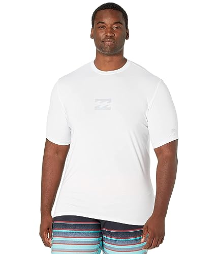 Billabong Unity Loose Fit Long Sleeve Surf Tee White 2 LG