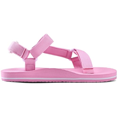 Image of WateLves Womens-Sport-Sandals Hiking Sandals with-Arch-Support Webbing-Outdoor-Beach-Water-Sandals for Travel-Walking-Trekking-Camping