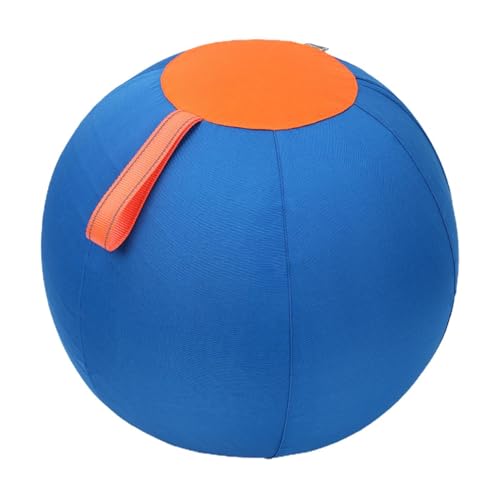 Großer Blow Up Ball- Aufblasbares Hundespielzeug für den Außenbereich, strapazierfähiger, verschleißfester Haustierball, Mehrzweck- Ball, blaue Übung | Spaß Rasen Hof Schwimmbad Spielzeug für große