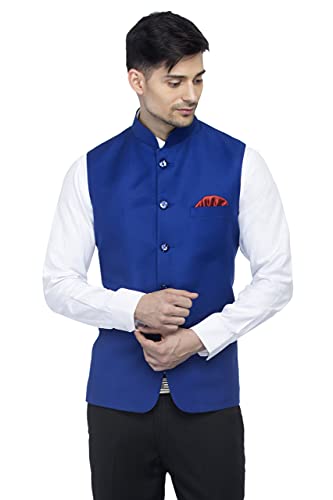 Image of FAVOROSKI Men's Cotton Blend Waist-Long Jacket