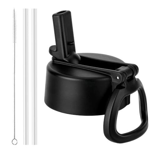 Couvercle paille Hydro Flask pour bouteille goulot large 12 16 18 20 32 40 64 oz