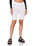 Standard PIECES Damen PCLONDON Shorts NOOS Leggings, Weiß (Bright White), W29 (Herstellergröße: M/L)