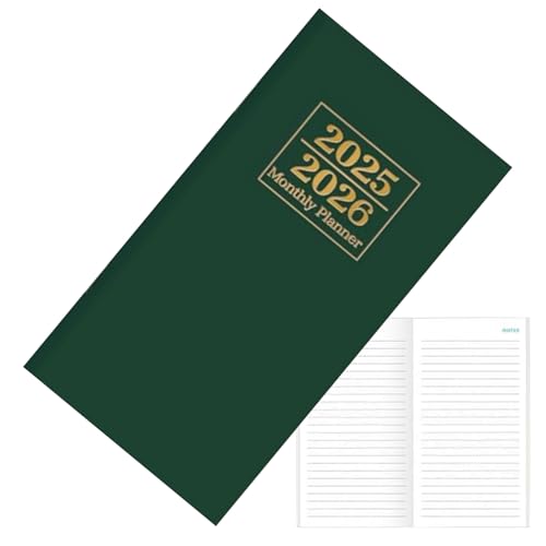 Dtaigou Planificador académico 2025-2026, planificador 2025-2026 - Notebook de Pocket Journal | Notebook organizador académico compacto de 24 meses para estudiantes universitarios, maestros y