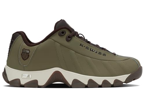 Image of K-Swiss Men's ST329 CMF Sneaker, Wide Tennis Walking Shoes Leather Upper