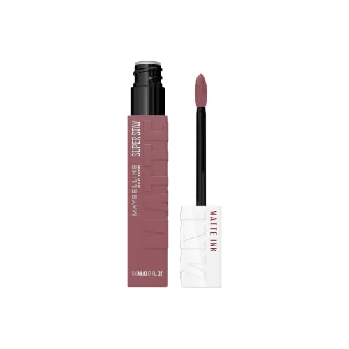 Maybelline New York Super Stay Matte Ink Pinks Lippenstift für 16H Halt Mattes Finish Kussecht & Wischfest ohne Abfärben Hochpigmentierte Farbe Nuance: 140 Soloist 5ml