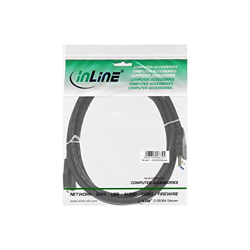 InLine® USB 3.0 Charger Cable, USB A Male to Micro USB B Male, 2 m Black, 2 Meters - Image 3