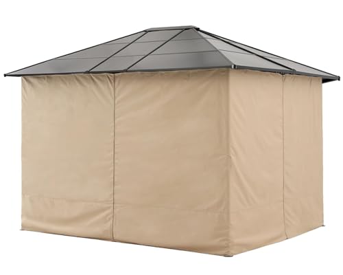 Abccanopy GAZEBO 10X12 - Outdoor Polycarbonate Hard Top Roof Gazebo thumb #7