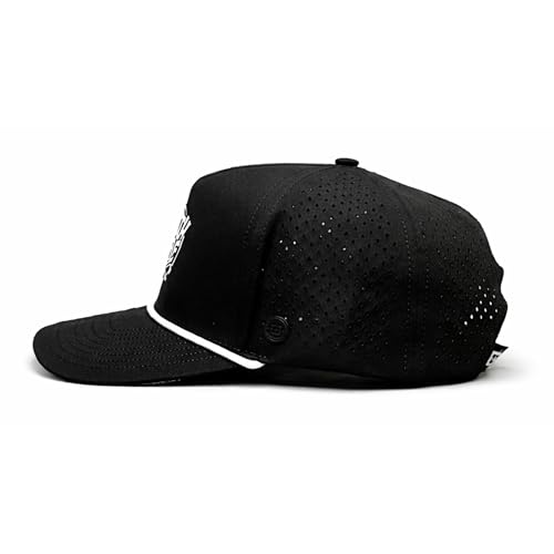 Image of BRIMZ Golf Performance Hat - Tee Holder & Magnetic Brim - Breathable Sweat & Water Resistant Golfing Snapback Cap