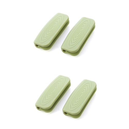 Funda para asas de olla SHOWERORO verde de 4 piezas para cocinar comodo en casa 7
