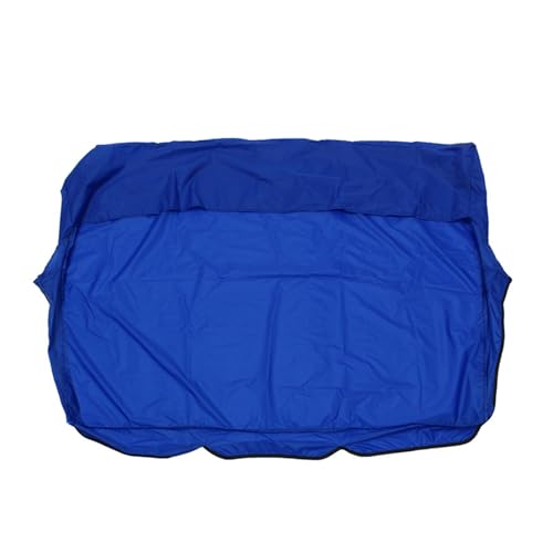 Baldacchino impermeabile per dondolo a 3 posti, copertura superiore antistrappo 210D con design antivento, accessorio di ricambio marrone