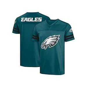FOCO NFL Men’s Officially Licensed Primary Logo Game Day Team Jersey (X-Large, Philadelphia Eagles – Green)