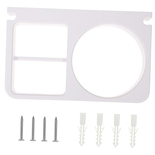 Mikinona Wall Mounted Hair Dryer Rack Space Saving Blow Dryer Holder for Bathroom Easy Installation for Home Salon Use Convenient Hair Tool Organizer