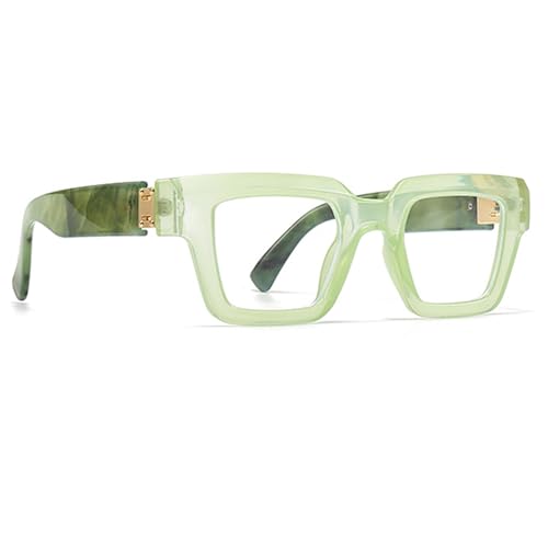 Image of Style Reading Glasses for Women Men, Fashion Square Blue Light Blocking Readers L05