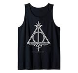 Harry Potter Deathly Hallows Symbol Line Art Tank Top