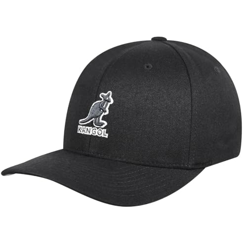Gorra de béisbol Kangol 3D Wool Flexfit Negra L miniatura 1