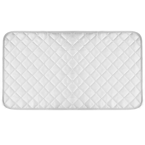 Lroning Mat, Table Top Ironing Boards Travel Iron Mat, Foldable Storage Ironing Pad, for Steam Pressing on Tabletop or Bed, Business Travel (48x85cm)