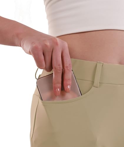 Safort Women's Dress Pants Skinny Pants Slim Leg 21''/27'' with Pockets Stretch Belt Loops Tummy Control for Business Casual3