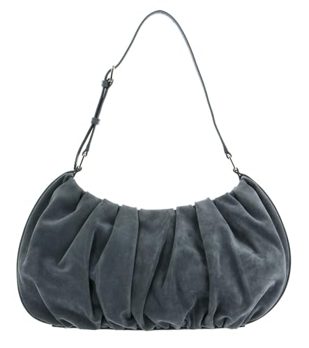 Mandarina Duck Velvet Plisse Hobo, mujer, talla única, London Fog, Talla única