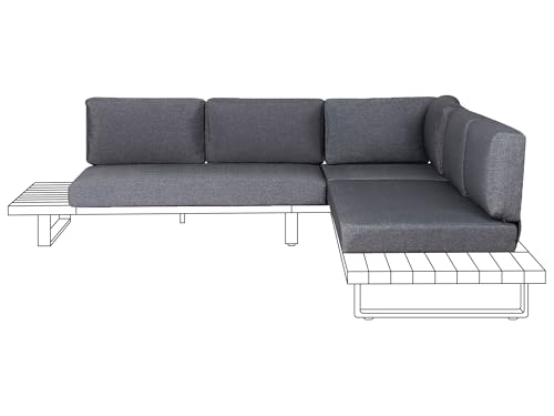 Set Di Copricuscini Da Esterno Per Cuscini Per Sedili E Schienali Di Divani Grigio Cuscini Laterali Posteriori