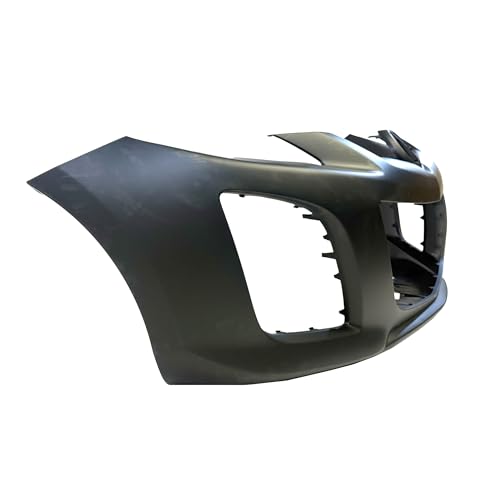 Image of FitParts Compatible with Mazda CX-7 2010-2012 Front Bumper Cover | Primed, With Fog Light Holes, Ready to Paint, OEM EH4450031FBB, MA1000226