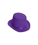 Forum Novelties Men's Deluxe Adult Novelty Top Hat, Purple, One Size